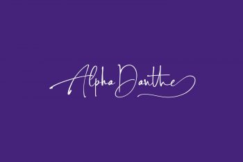 Alpha Danthe Free Font