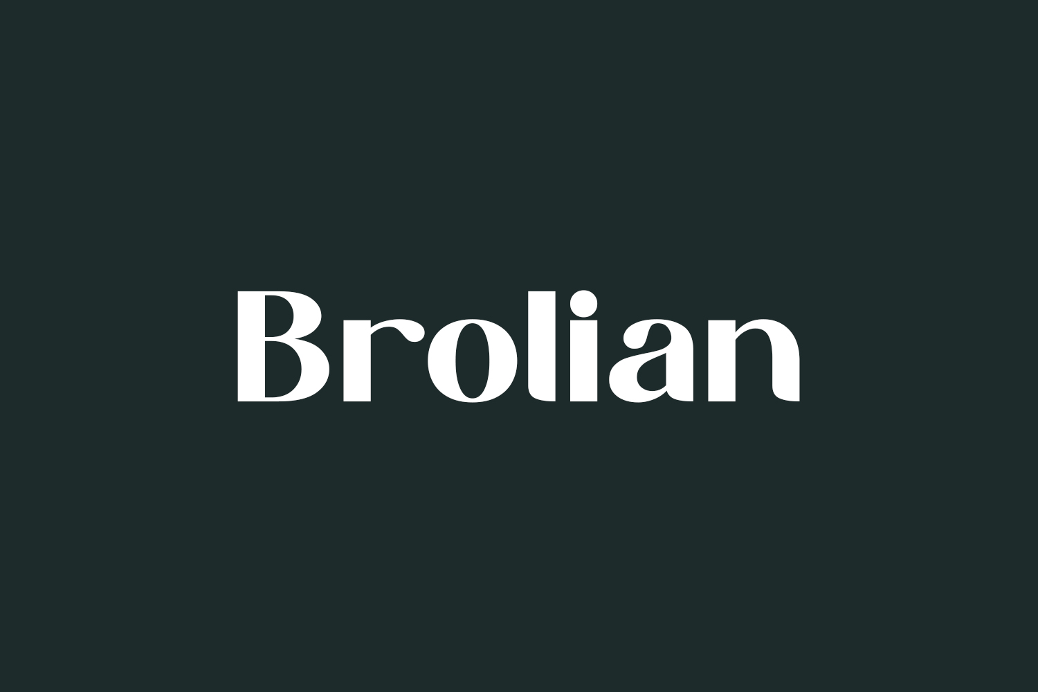 Brolian Stylish Display Font – Free Design Resources