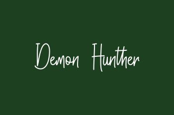 Demon Hunther Free Font