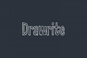 Drawrite Free Font