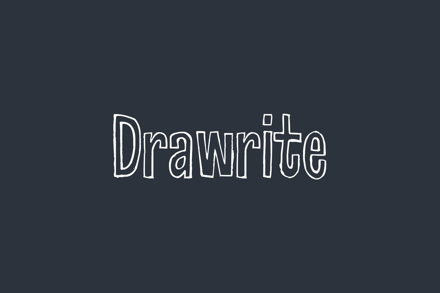 Drawrite Free Font