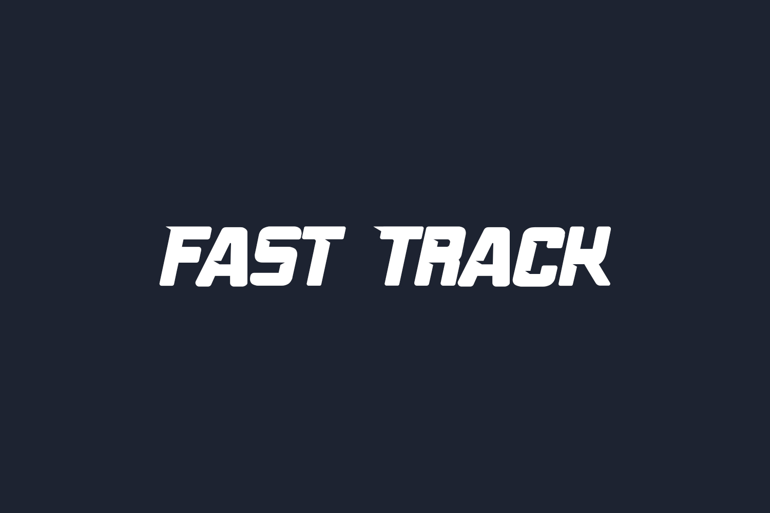 Fast Track Free Font
