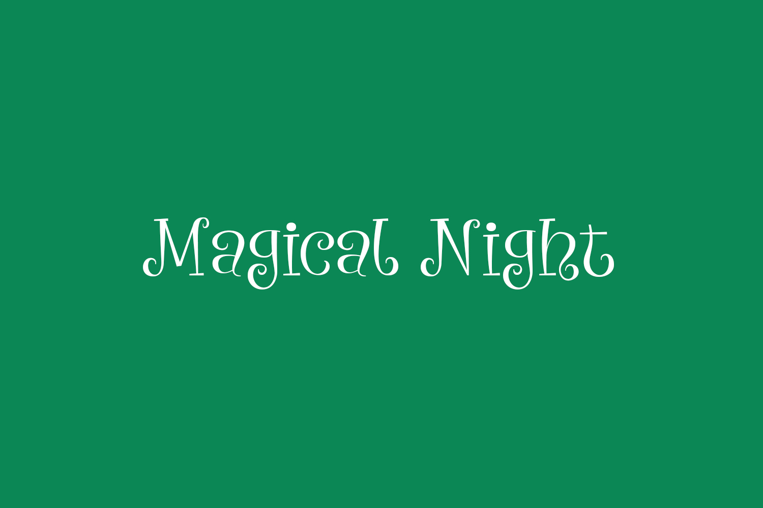 Magical Night Free Font