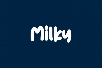 Milky Free Font
