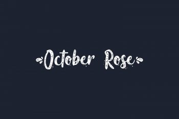 October Rose Free Font