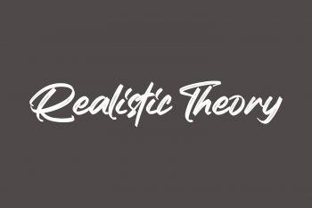 Realistic Theory Free Font