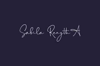 Sabila Renytha Free Font