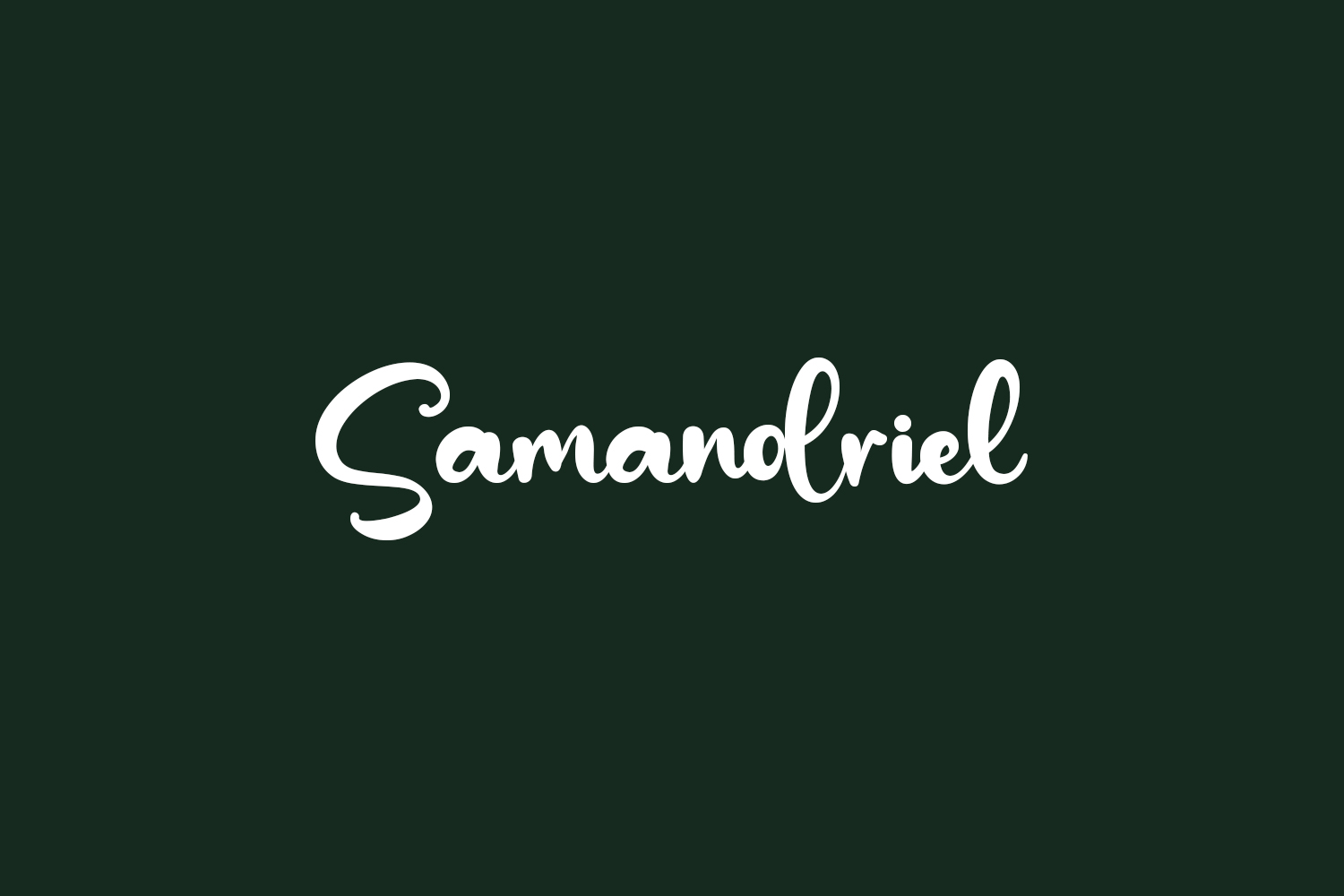 Samandriel | Fonts Shmonts