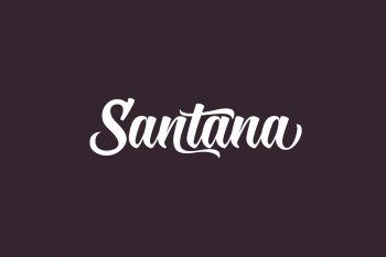 Santana Free Font