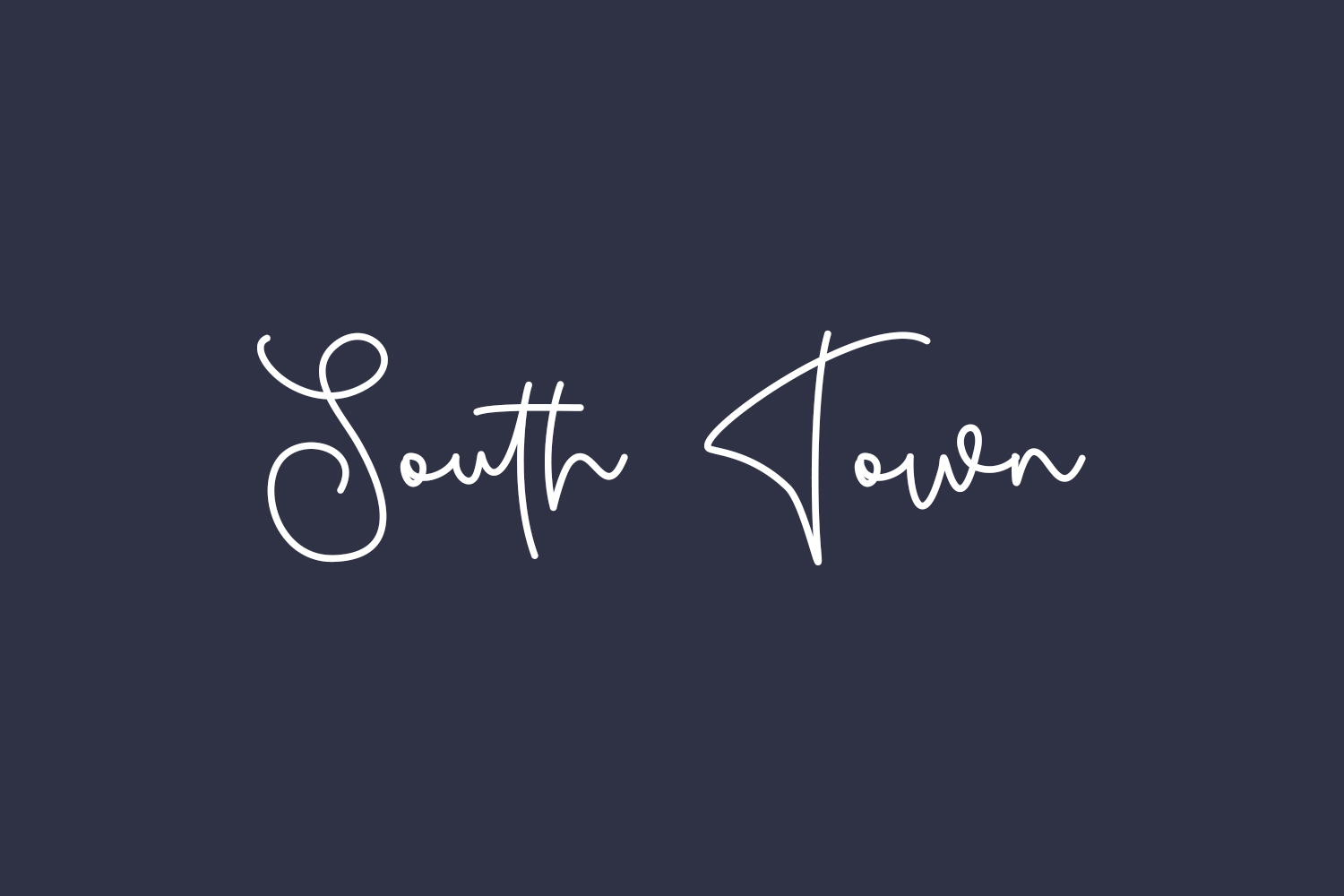 South Town Free Font