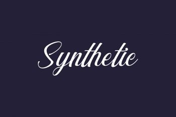 Synthetic Free Font