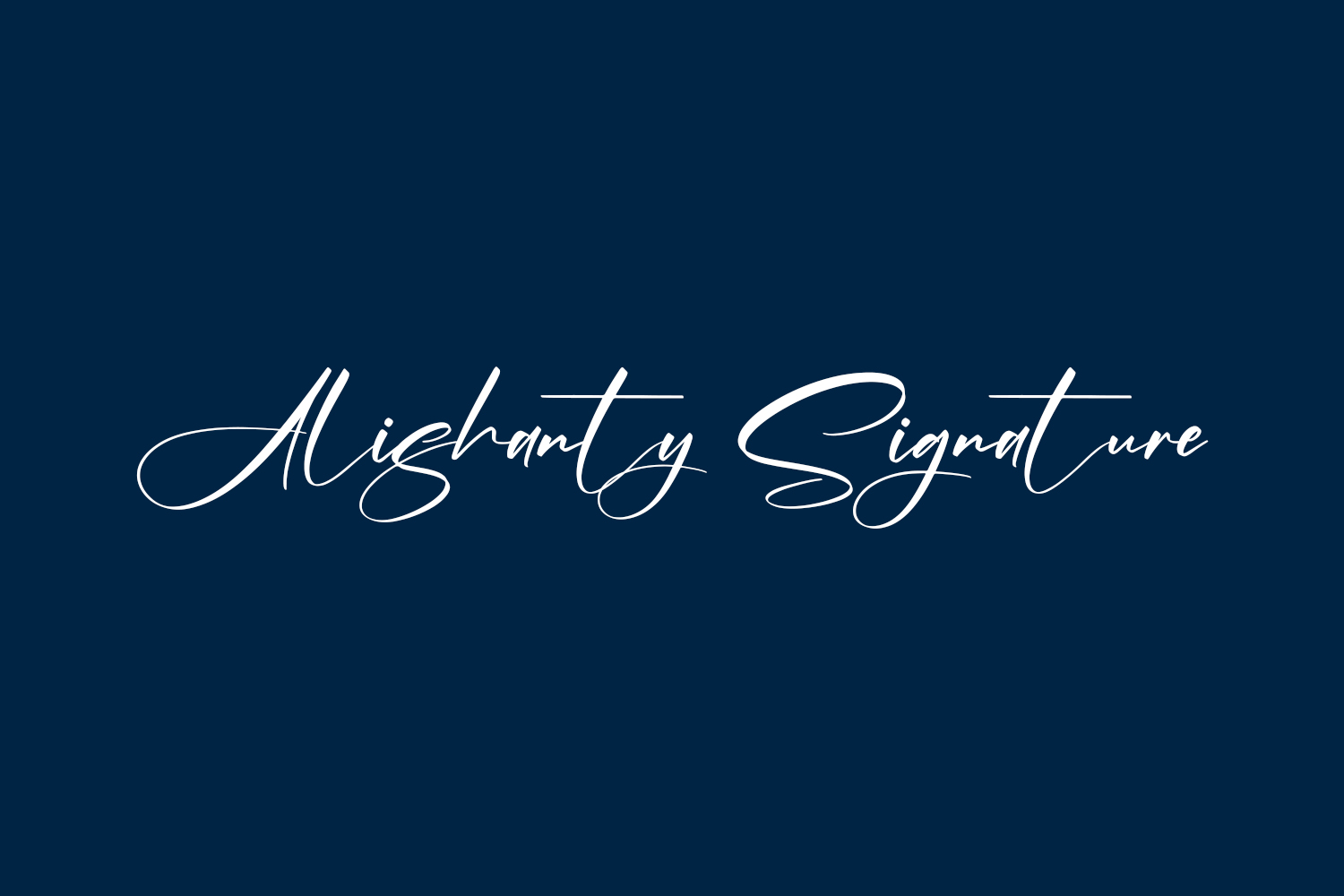 Alishanty Signature Free Font