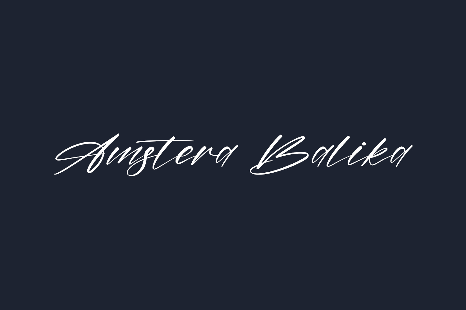 Amstera Balika Free Font