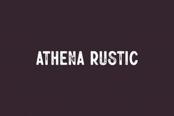 Athena Rustic Free Font