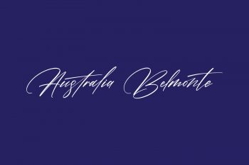 Australia Belmonte Free Font