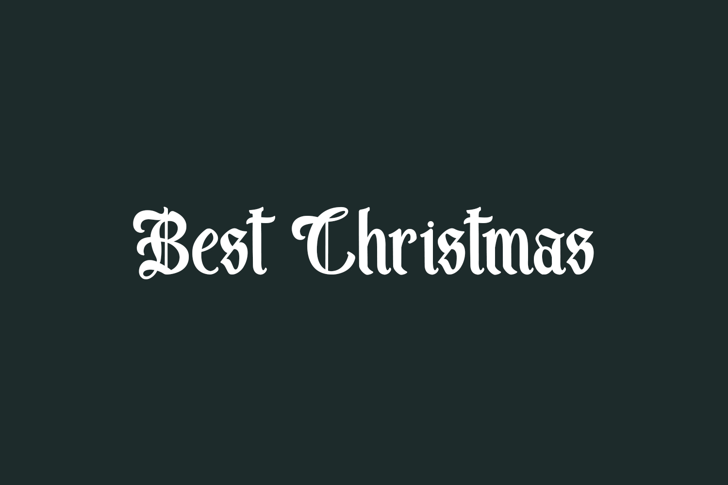 Best Christmas Free Font