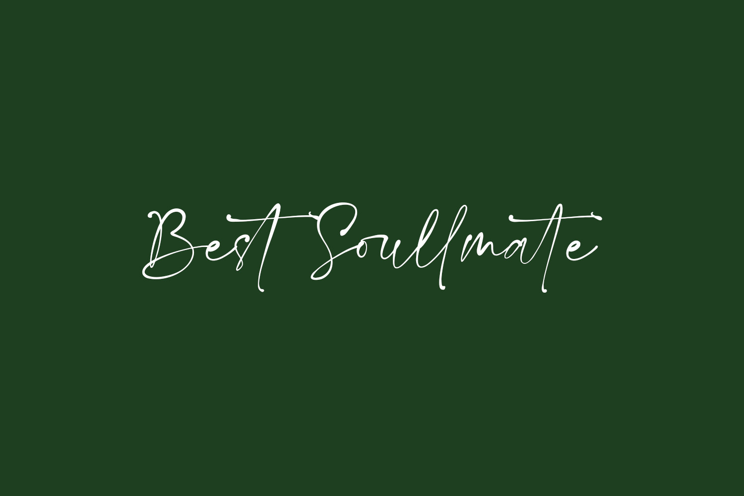 Best Soullmate Free Font