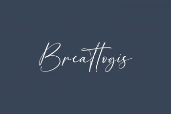 Breattogis Free Font