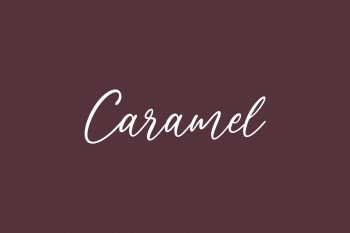 Caramel Free Font