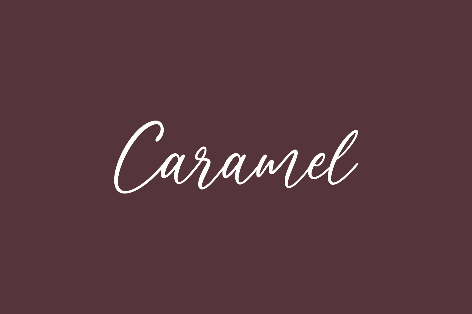 Caramel Free Font