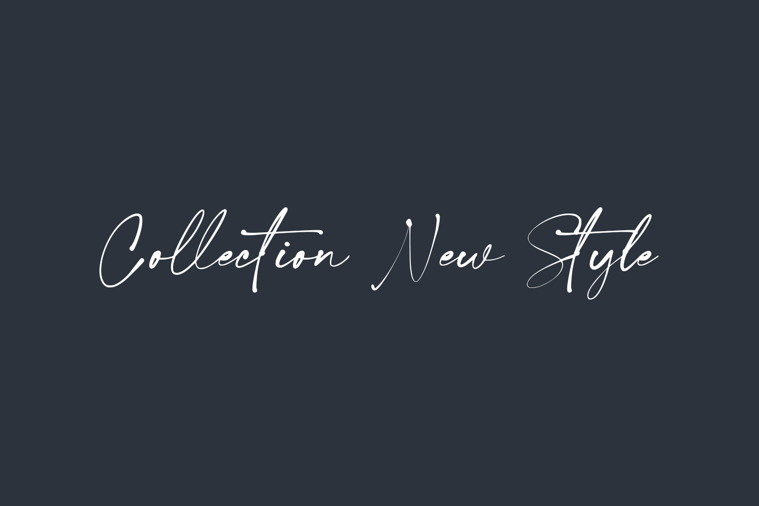 Collection New Style Free Font