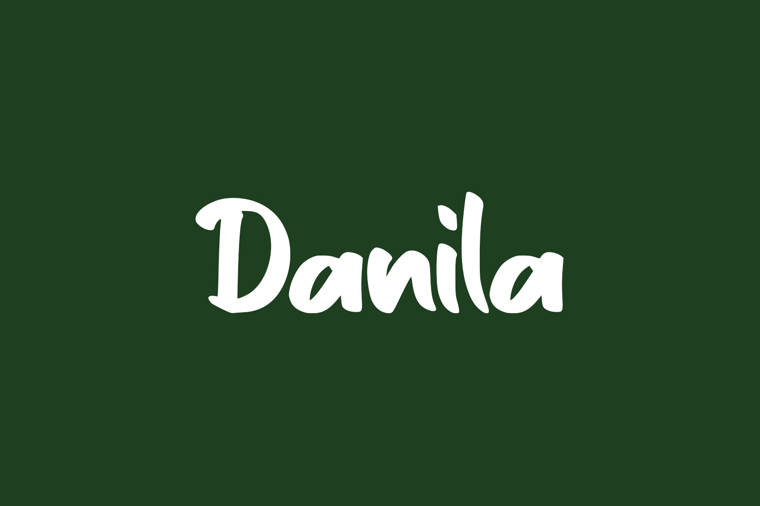 Danila Free Font