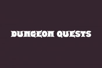 Dungeon Quests Free Font