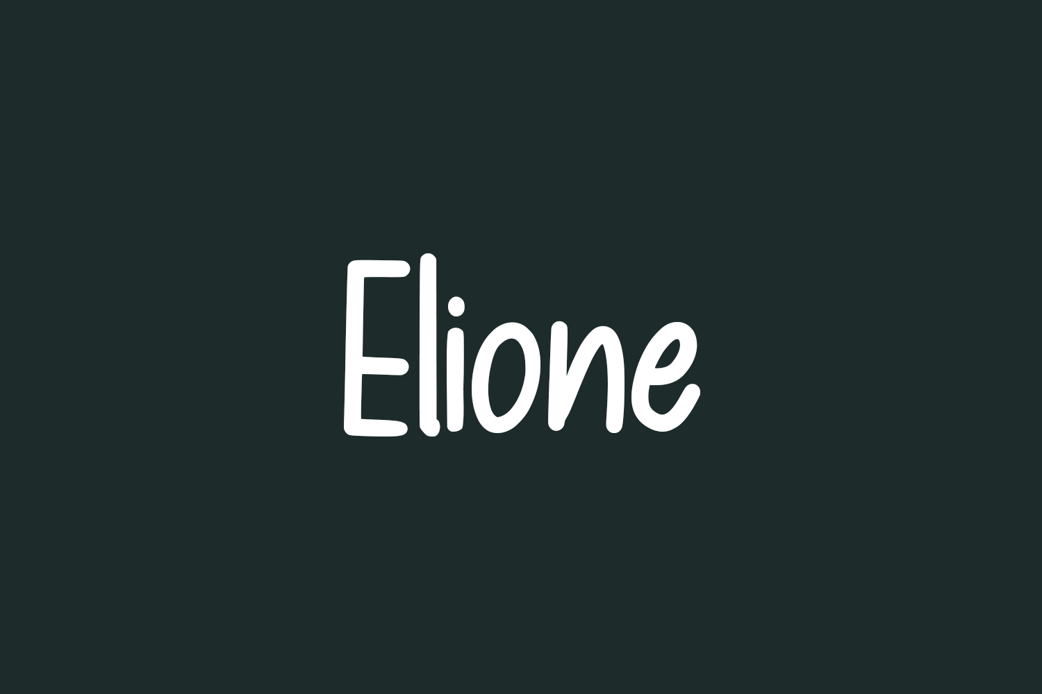 Elione Free Font