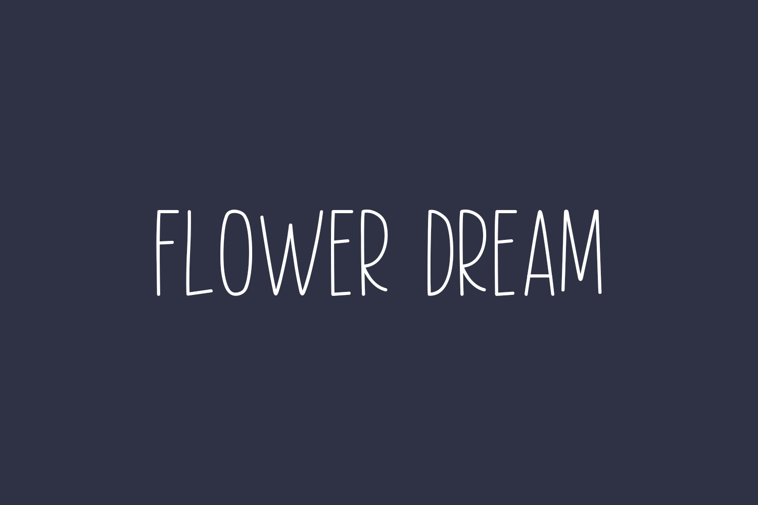 Flower Dream Free Font