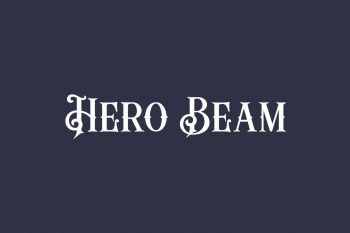 Hero Beam Free Font