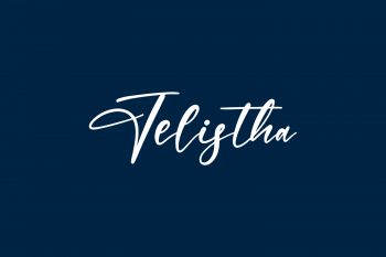 Jelistha Free Font