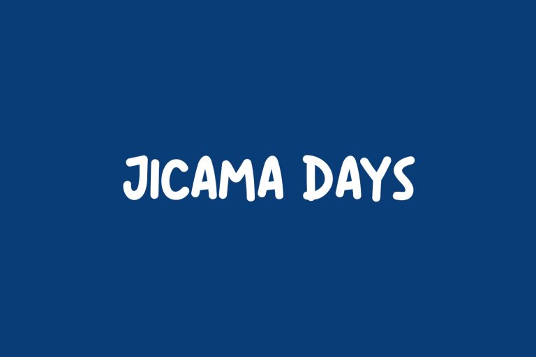 Jicama Days Fonts Shmonts