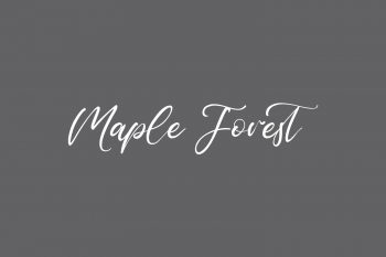 Maple Forest Free Font