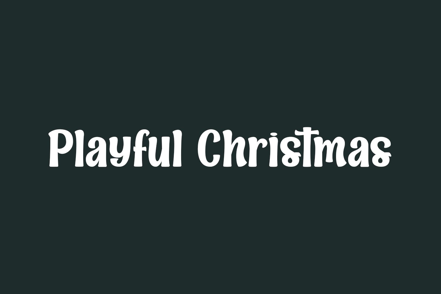 Playful Christmas Free Font