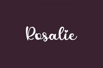 Rosalie Free Font