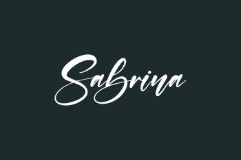Sabrina Free Font