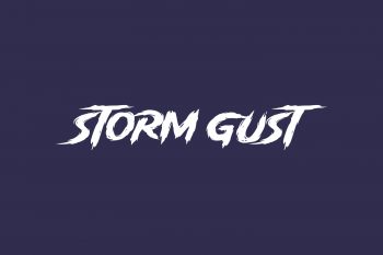 Storm Gust Free Font