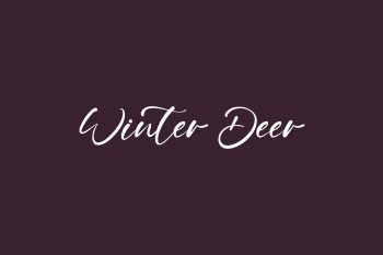 Winter Deer Free Font