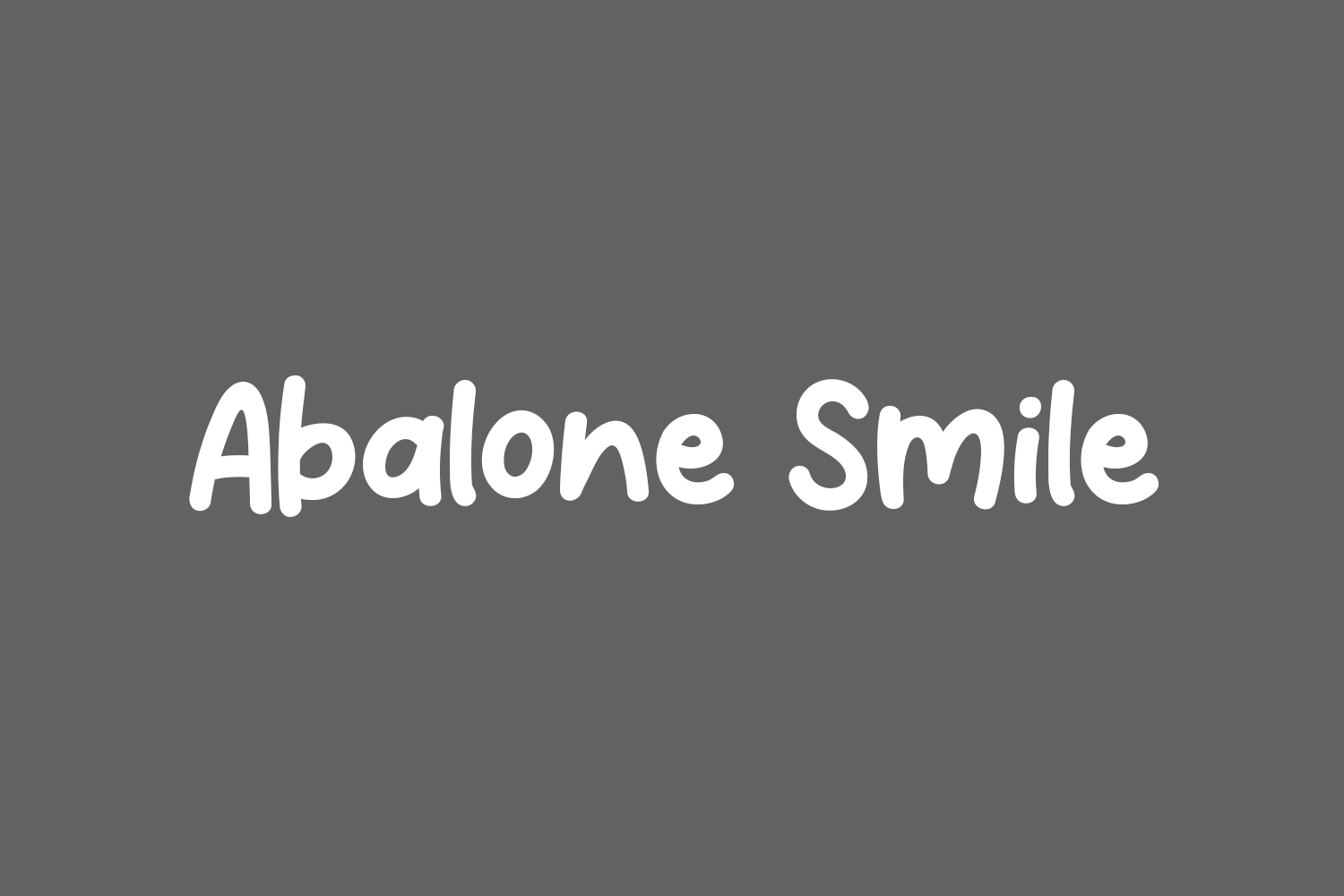 Abalone Smile Free Font