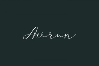 Avran Free Font