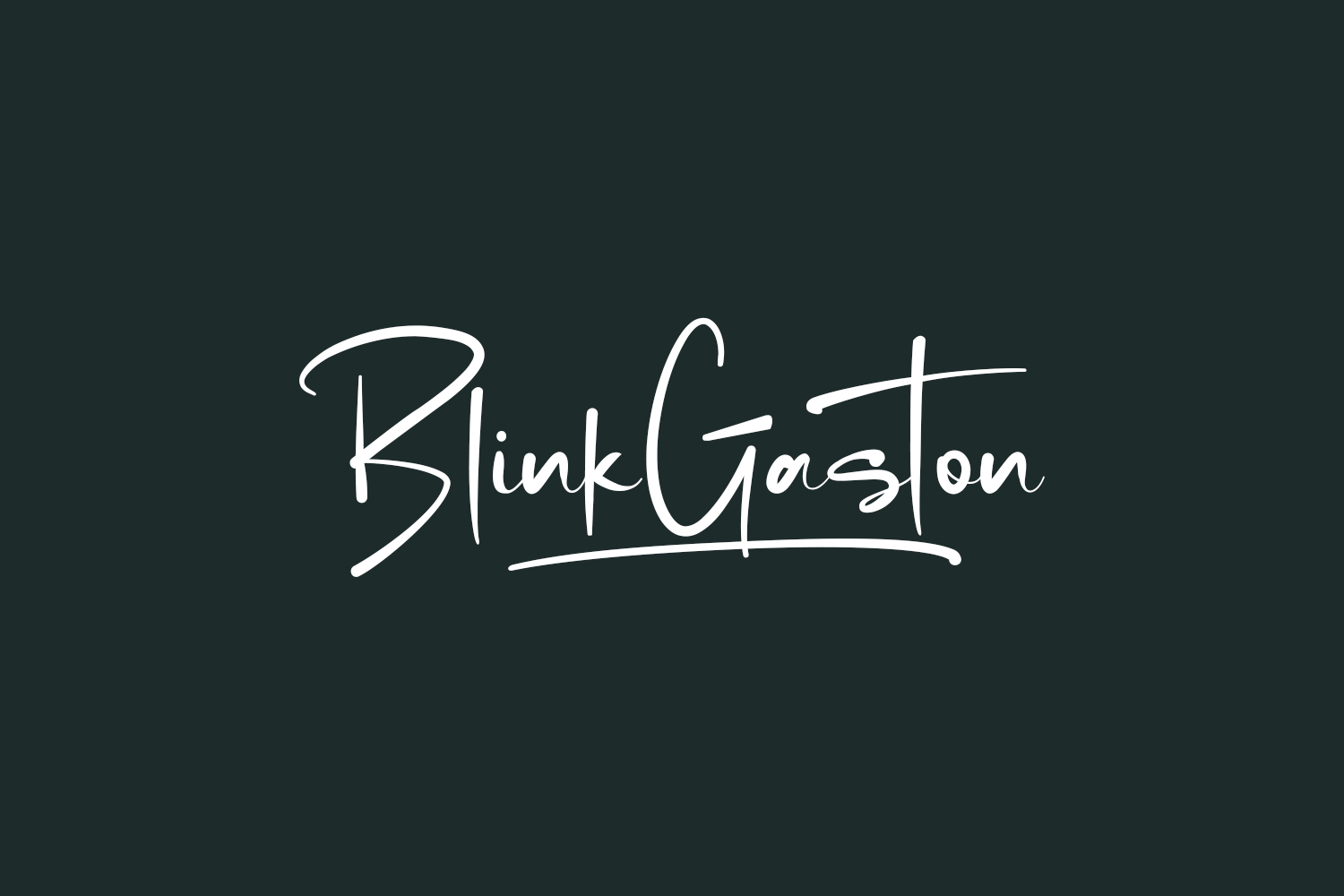 Blink Gaston Free Font