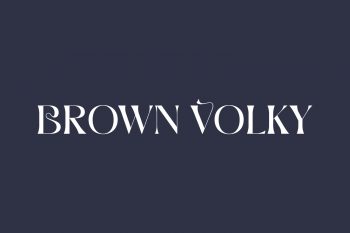 Brown Volky Free Font