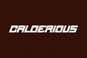 Calderious Free Font