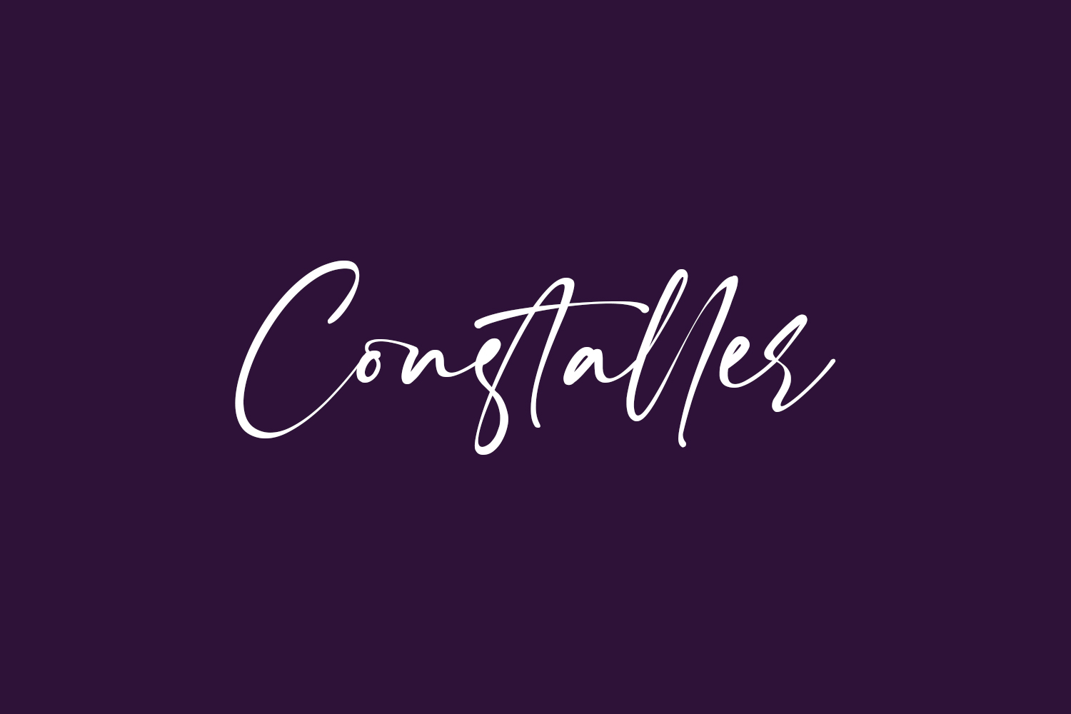 Constaller Free Font