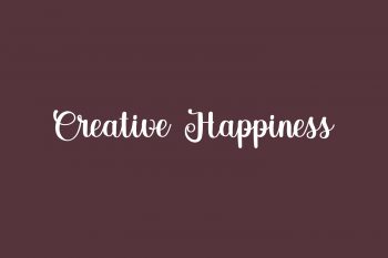 Creative Happiness Free Font