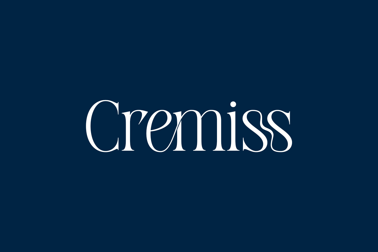 Cremiss Free Font