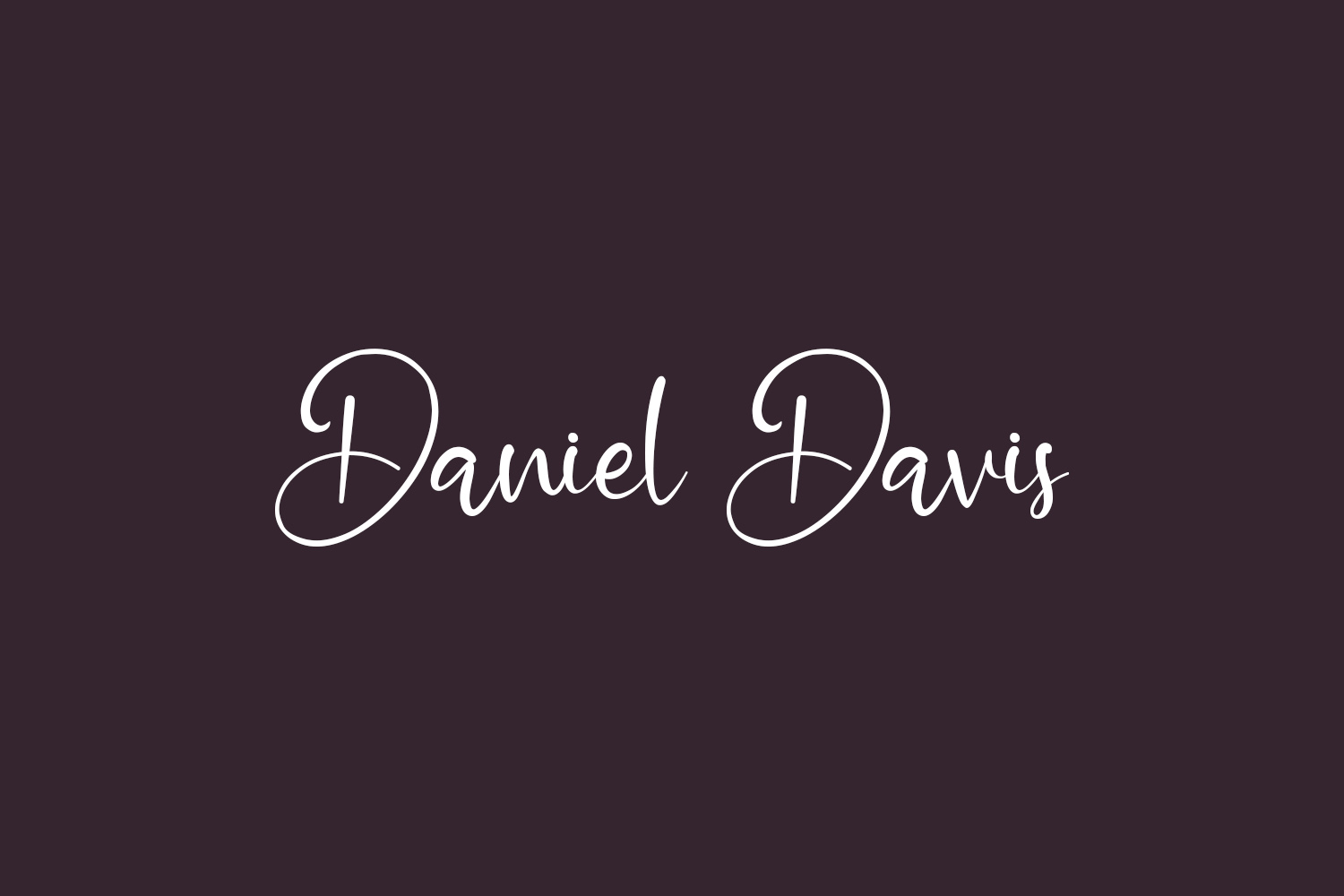 Daniel Davis Free Font