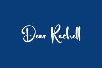 Dear Rachell Free Font