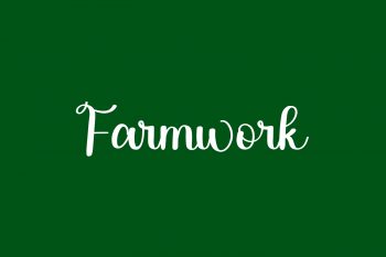 Farmwork Free Font