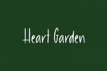 Heart Garden Free Font